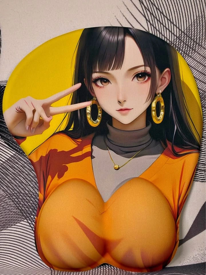 Anime Girl Ergonomic Mousepad