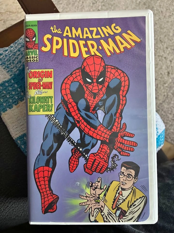 1998 Marvel Classic Videos VHS release of The Amazing Spider-Man