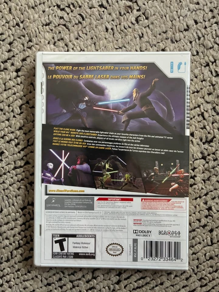 Star Wars: The Clone Wars – Lightsaber Duels Nintendo Wii - photo 2