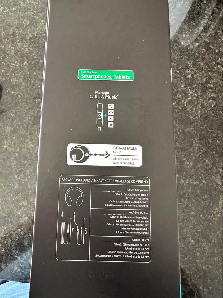 Sennheiser HD 569 Headphones - Black - photo 4