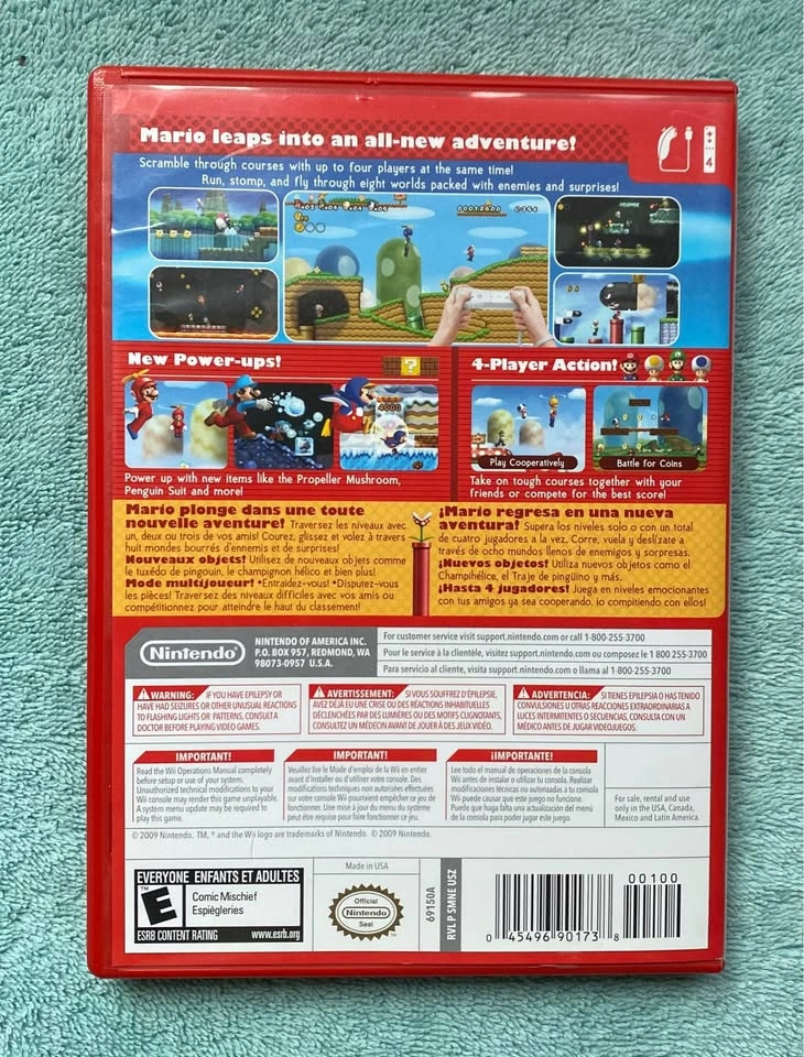 New Super Mario Bros Nintendo Wii - photo 3