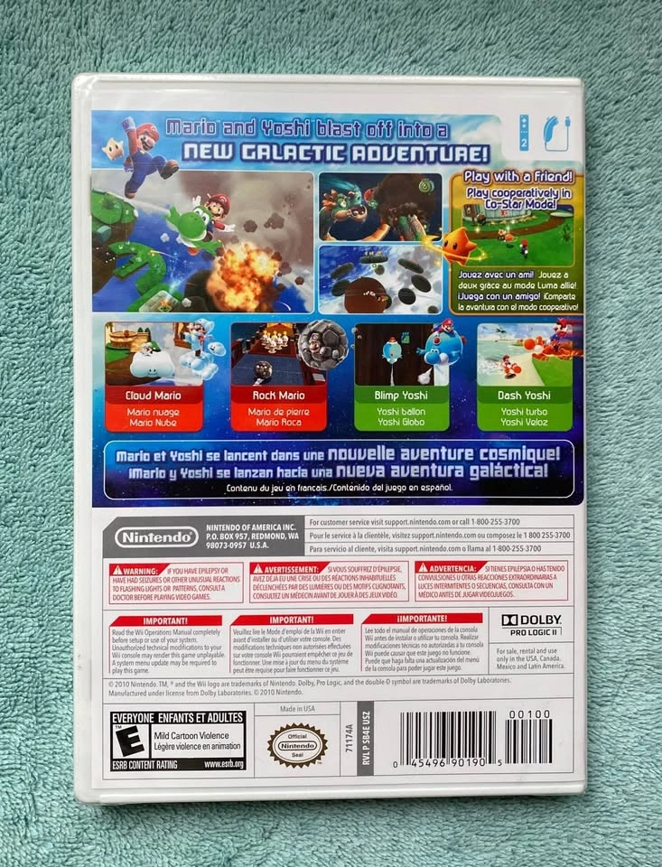 Super Mario Galaxy 2 Wii (New & Sealed) - photo 2