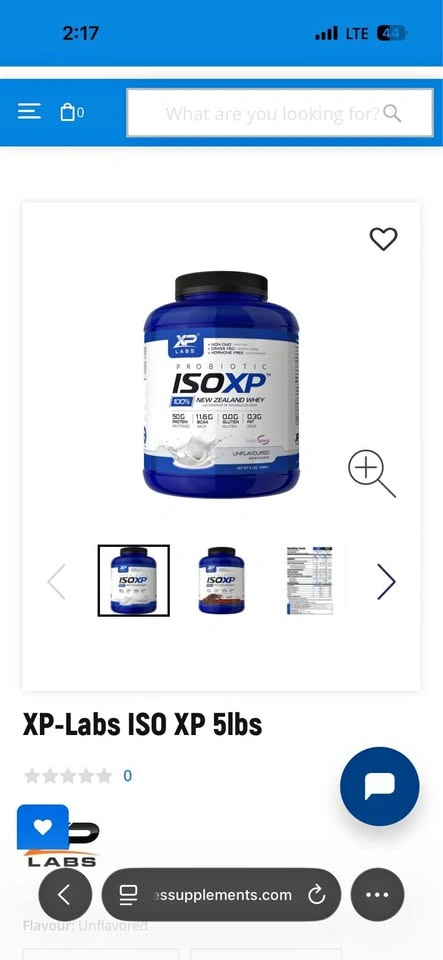 XP Labs ISOXP New Zealand Whey Protein