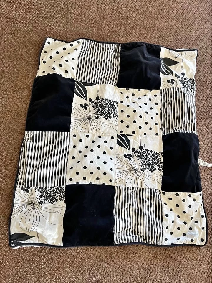Glenna Jean Crib Blanket and skirt with diaper storage