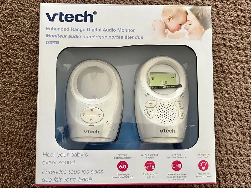 VTech Enhanced Range Audio Baby Monitor
