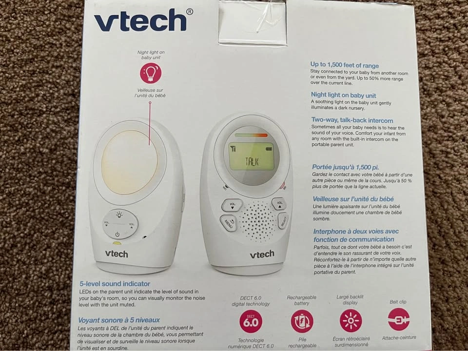 VTech Enhanced Range Audio Baby Monitor - photo 2