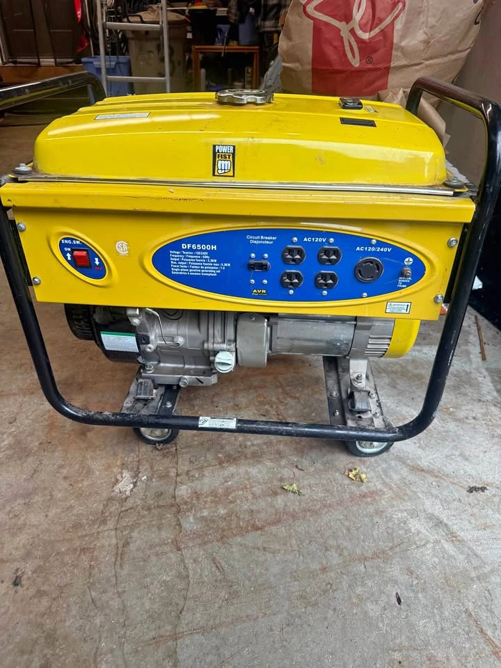 Power Fist DF6500H Generator