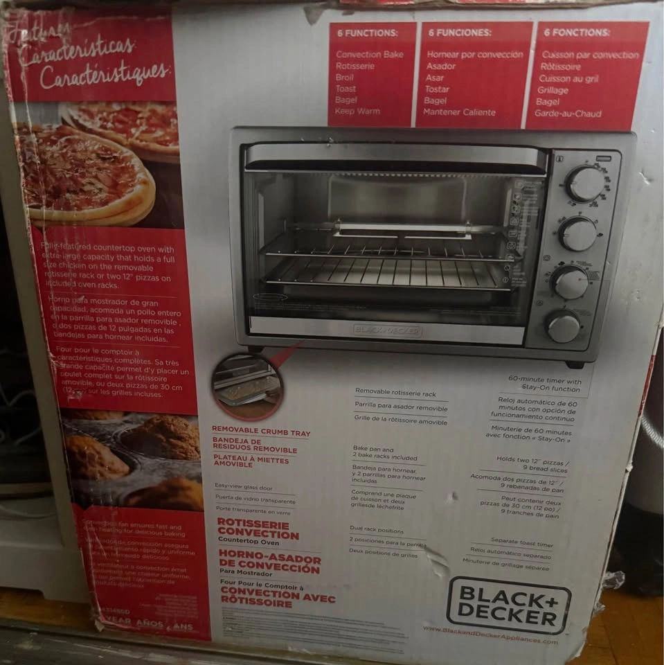 Brand New Black+Decker Rotisserie Convection Countertop Oven - photo 2