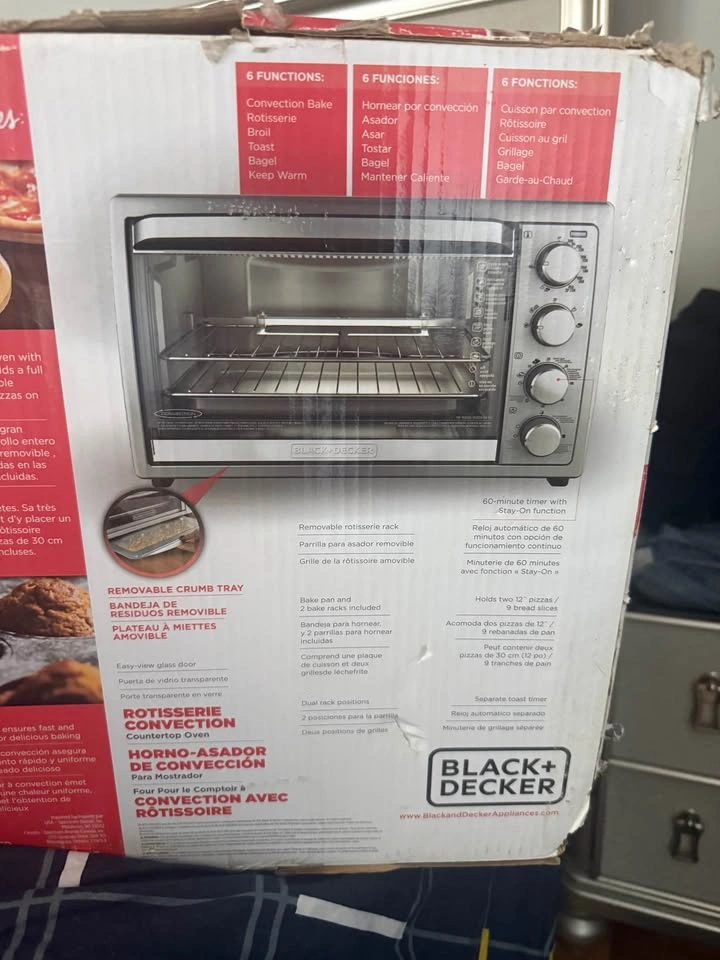 Brand New Black+Decker Rotisserie Convection Countertop Oven - photo 3