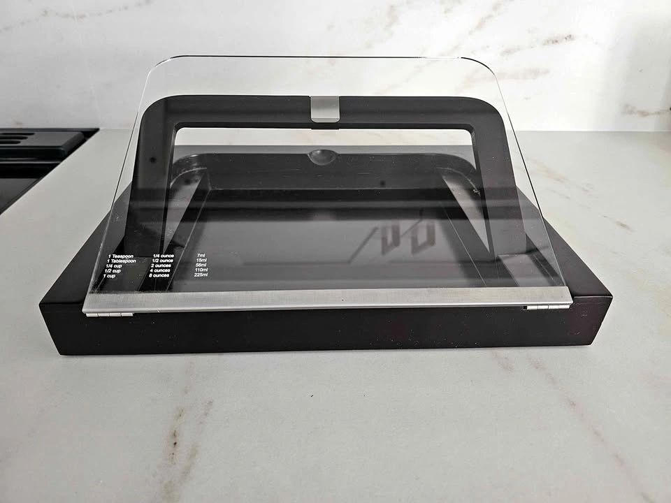Umbra Wood and Stainless Steel Cookbook Stand with Splash Guard