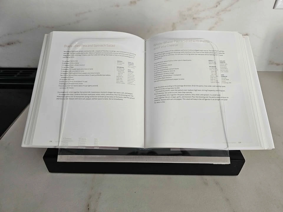 Umbra Wood and Stainless Steel Cookbook Stand with Splash Guard - photo 2