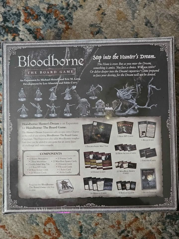 Bloodborne Board Game Hunters Dream Expansion Brand New Sealed - photo 3
