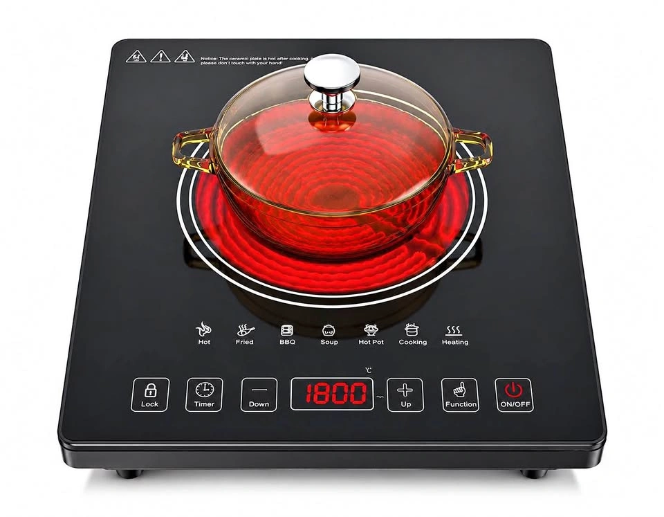 Brand New 1800W Electric Infrared Cooktop – Portable Burner