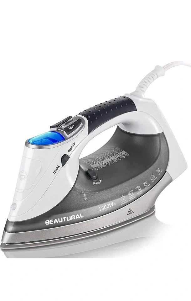 BEAUTURAL 1800W Digital Steam Iron – 9 Presets & Auto Shut-Off