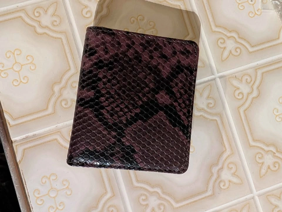 Fossil Snakeskin Pattern Bifold Wallet - photo 2