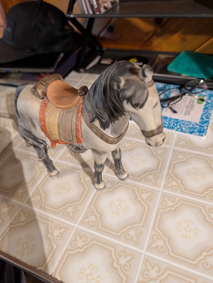 Vintage 1980 Goebel West Germany Porcelain Horse Figurine - photo 2