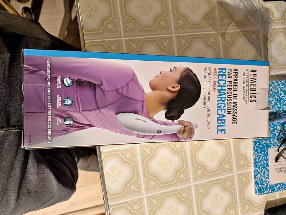 HoMedics Rechargeable Percussion Body Massager with Heat
