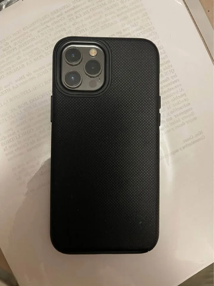 Unlocked IPhone 12 Pro Max 128 GB w/ Case LNIB image indicator(7)