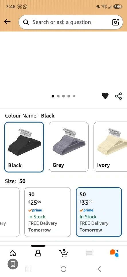 Velvet Hangers Non-Slip Slim Black NEW 75 Available - photo 3