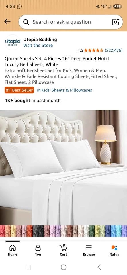 Bedding Sheet Set HUGE LOT! All NEW (King, Queen, Twin, Full) - photo 2