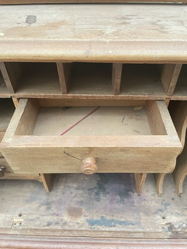 Vintage Secretary Desk Top And Table Set - photo 4