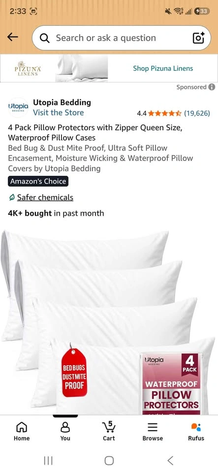 Waterproof Pillow and Mattress Protectors - photo 5