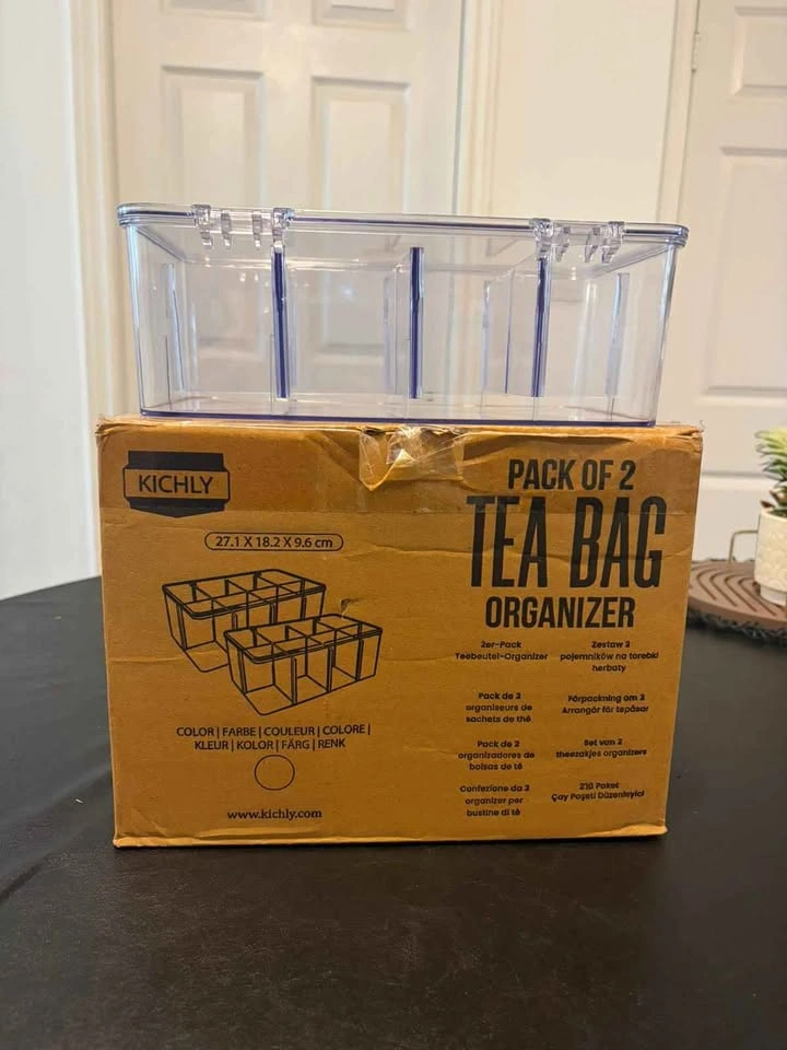 Tea Bag Organizer, Stackable Acrylic Storage Containers NEW - photo 5