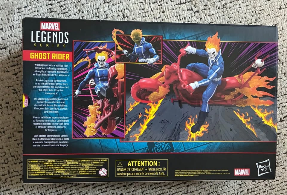 Marvel Legends Series Ghost Rider Johnny Blaze & Motorcycle - photo 2