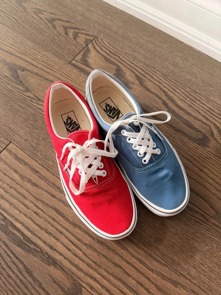 Vans Authentic Shoes (Blue and Red) - photo 2