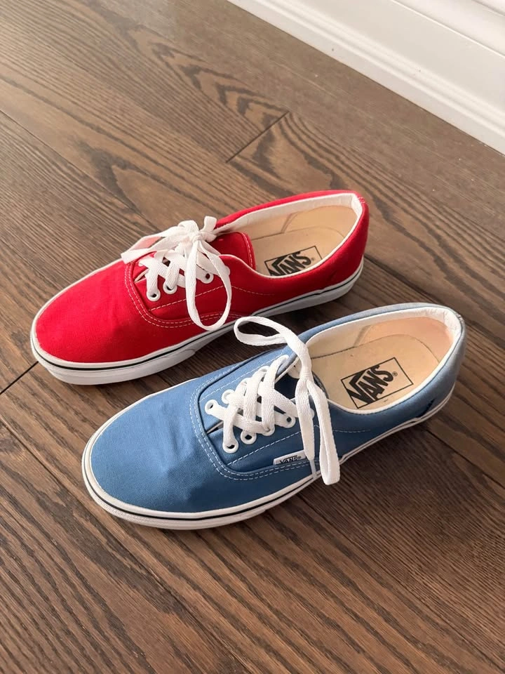 Vans Authentic Shoes (Blue and Red) - photo 3