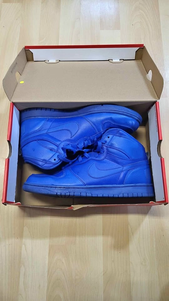 Nike Dunk High Sneakers - All Blue Game Royal - Size 11