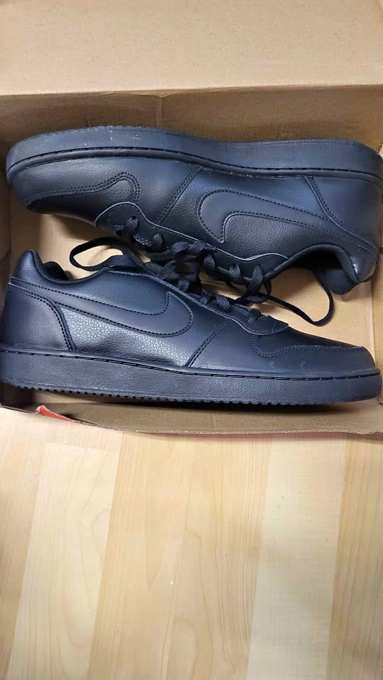 Nike Sneakers - Ebernon Low, Black/Black, Size 10 - New
