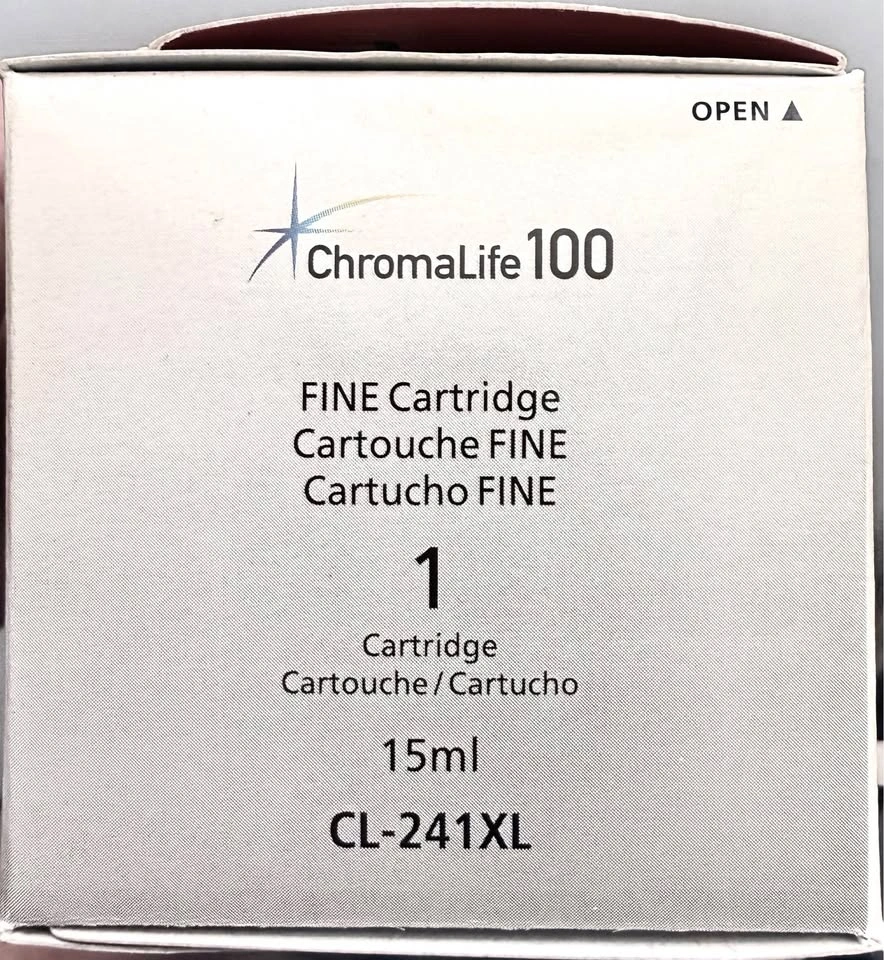 Genuine Canon CL-241XL Color Ink Cartridge - Open Box / Sealed I - photo 3