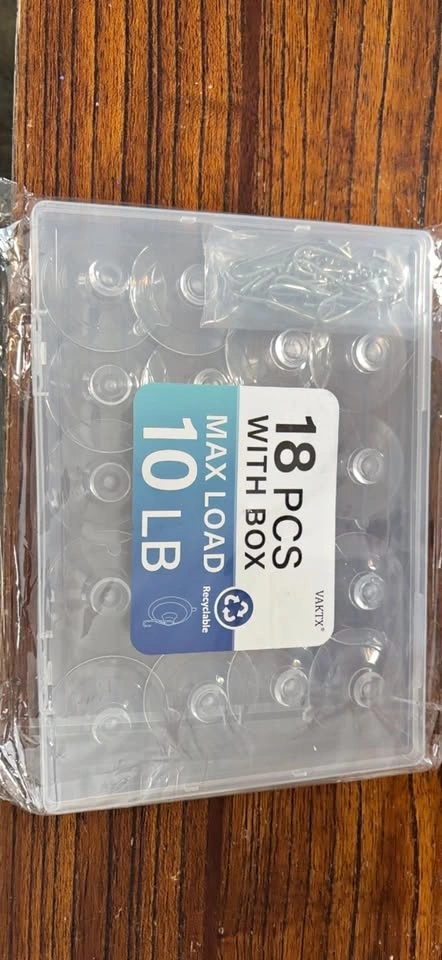 VAKTX Suction Cups with Hooks 18 PCS 10 LB Max Load