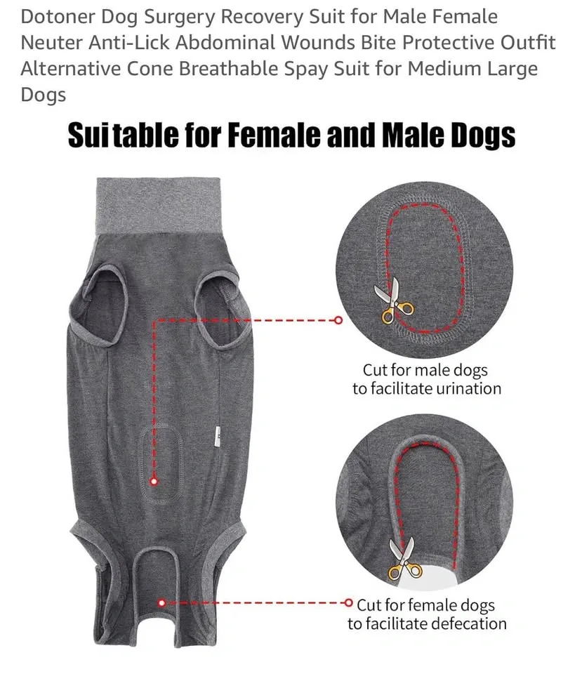 Dotoner Dog Surgery Recovery Suit - photo 4