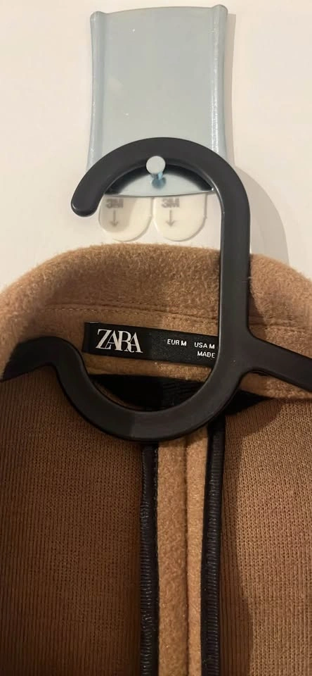 Zara Men’s tan pea coat M size - photo 2