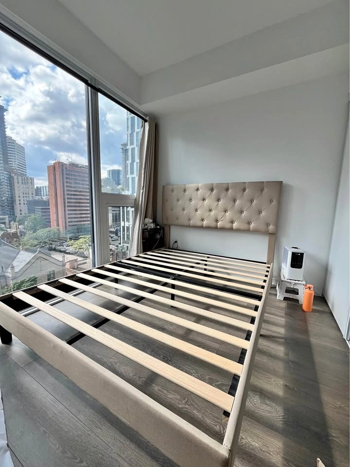 Queen size bed frame with Headboard