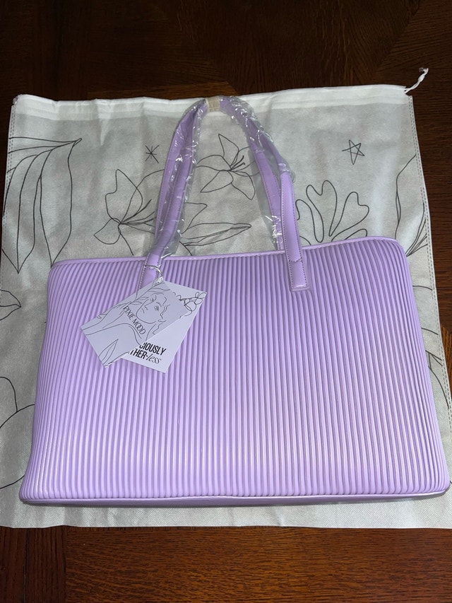 Lavender Pixie Mood Tote Bag brand new NWT