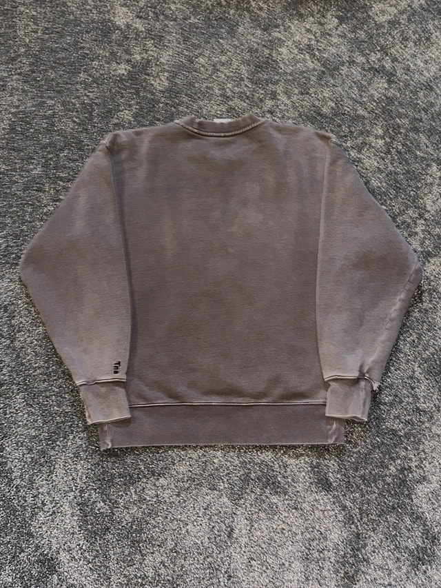 Tna cozy fleece boyfriend brown sweatshirt size M to L - photo 5
