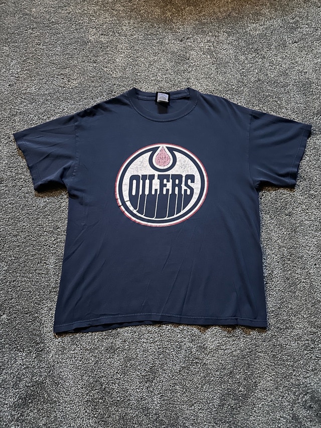 2000s Ryan Smyth Oilers T-Shirt Size M to L - photo 2
