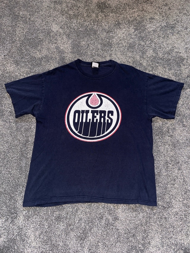 2000s Ryan Smyth Oilers T-Shirt Size M to L - photo 3
