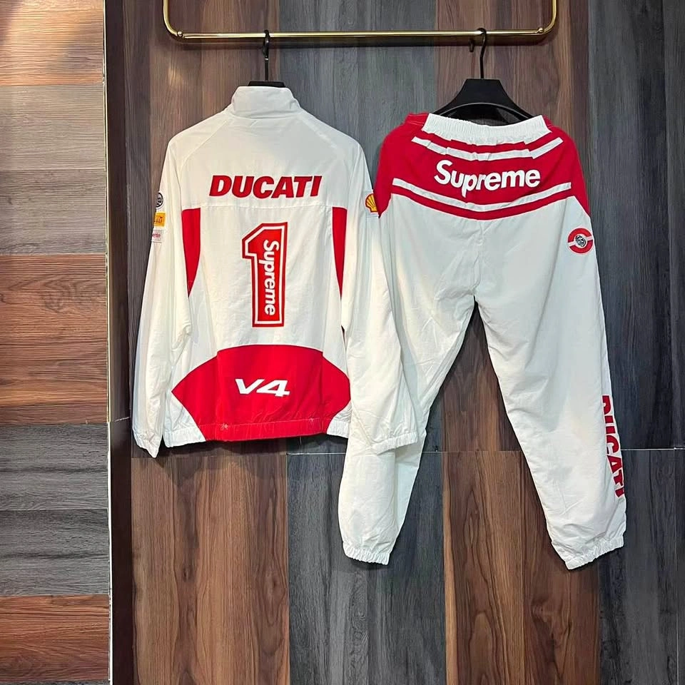 Supreme Ducati track Pant and Jacket Red