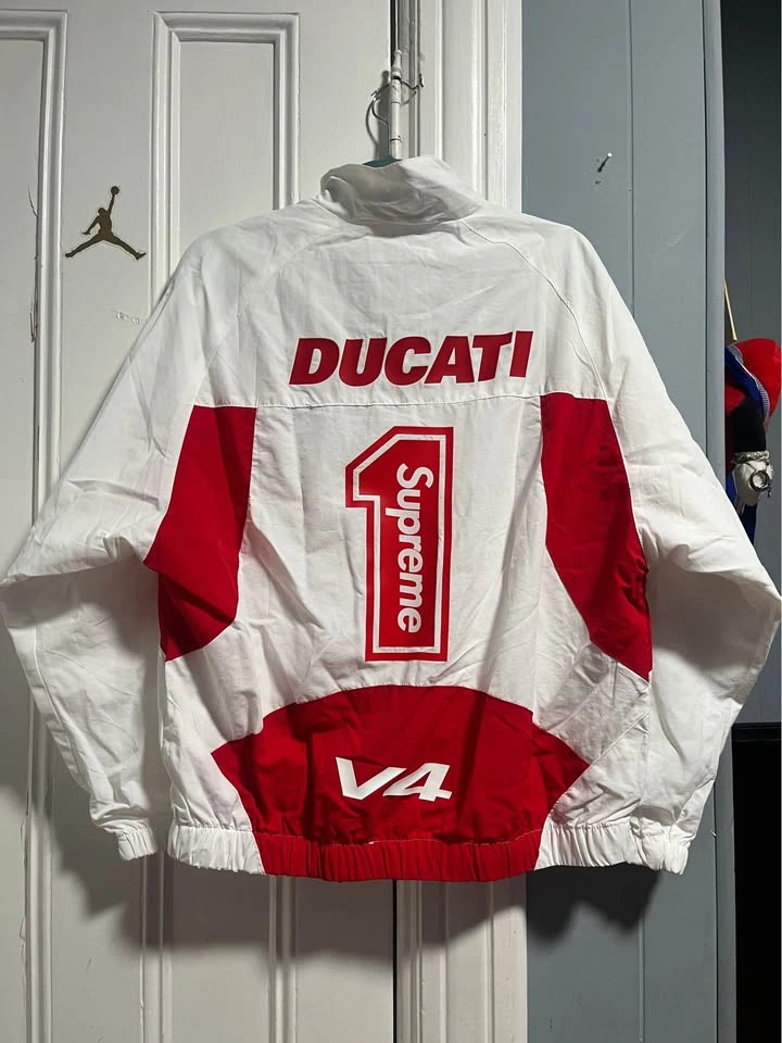 Supreme Ducati track Pant and Jacket Red - photo 3