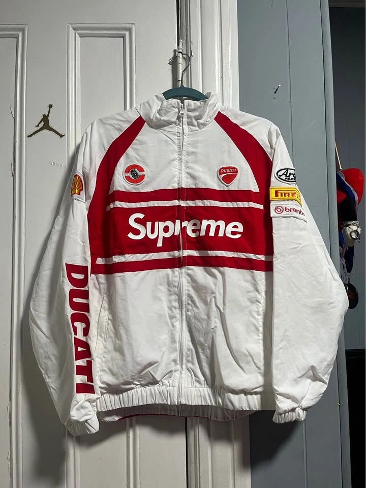 Supreme Ducati track Pant and Jacket Red - photo 4