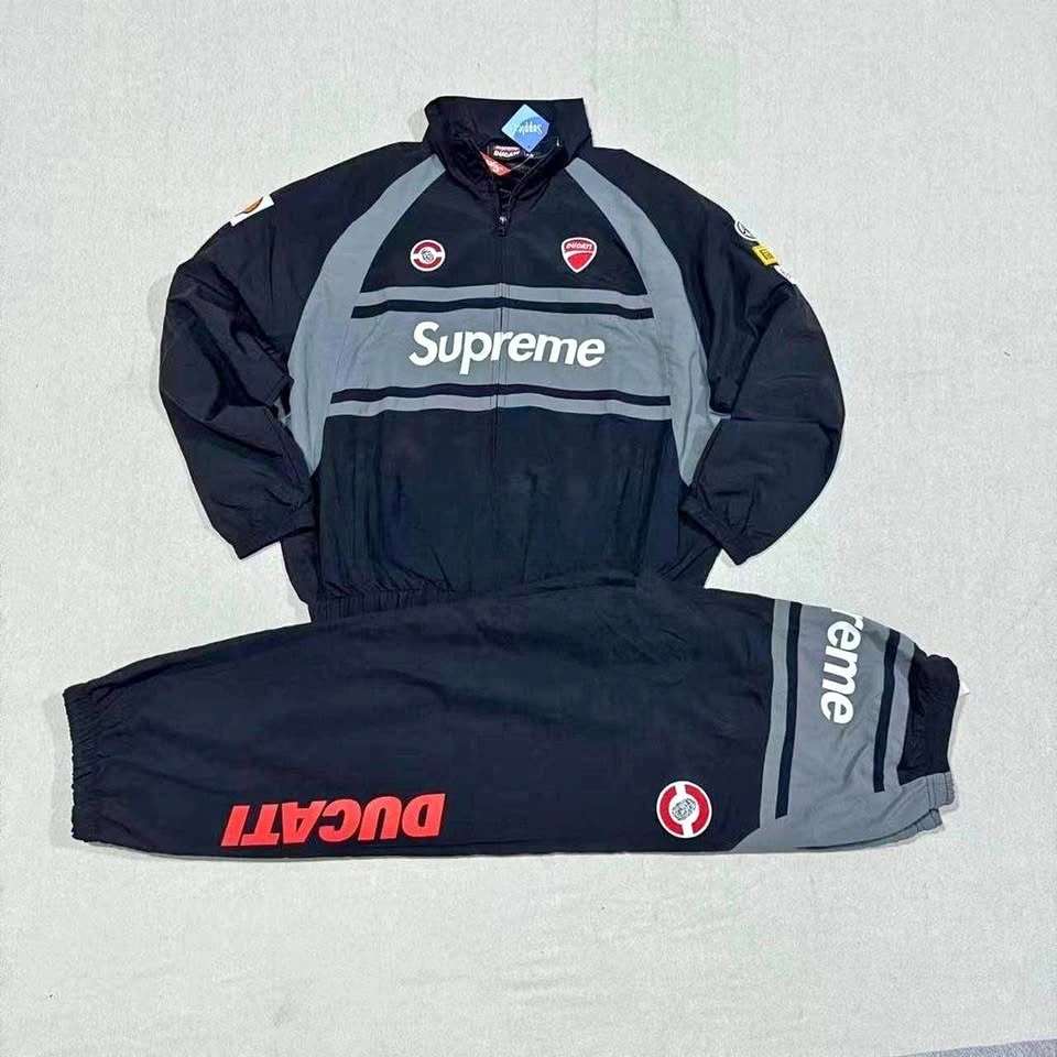 Supreme Ducati Track Pant and Jacket Black