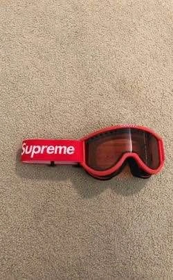 FW15 Supreme x Smith Cariboo Otg Ski Goggles Red - photo 2