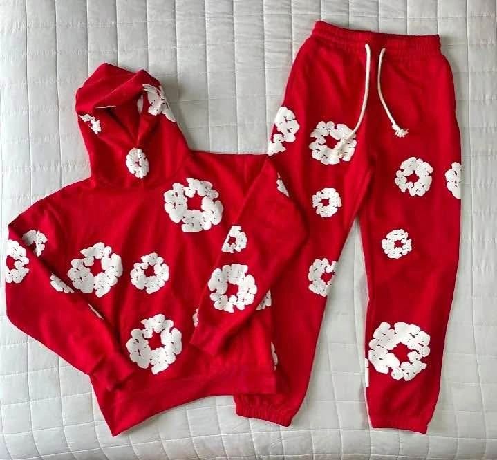 Red Chictango Blooming Forest Hooded Set