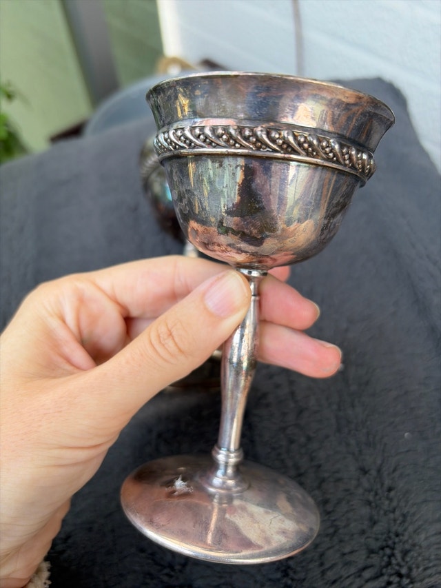 antique goblets - photo 2