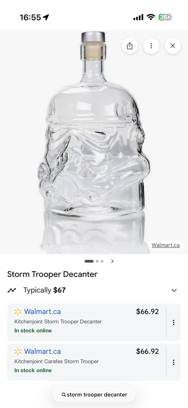 Stormtrooper Decanter - photo 2