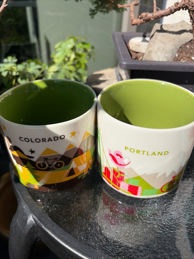 set of 5 YAH Starbucks mugs - photo 3